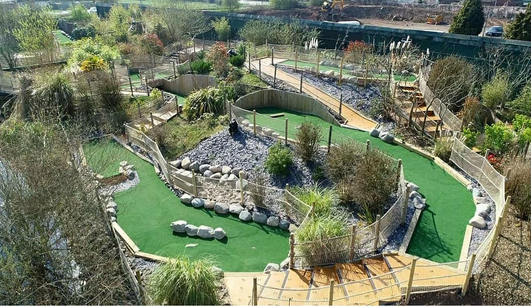 Mini Golf Ariel Shot