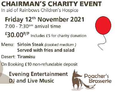 Poachers Brasserie Charity For Web