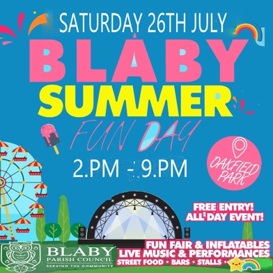 Blaby Summer Fun Day 2025 POSTER