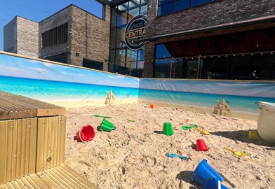 Fosse Park Pop Up Beach