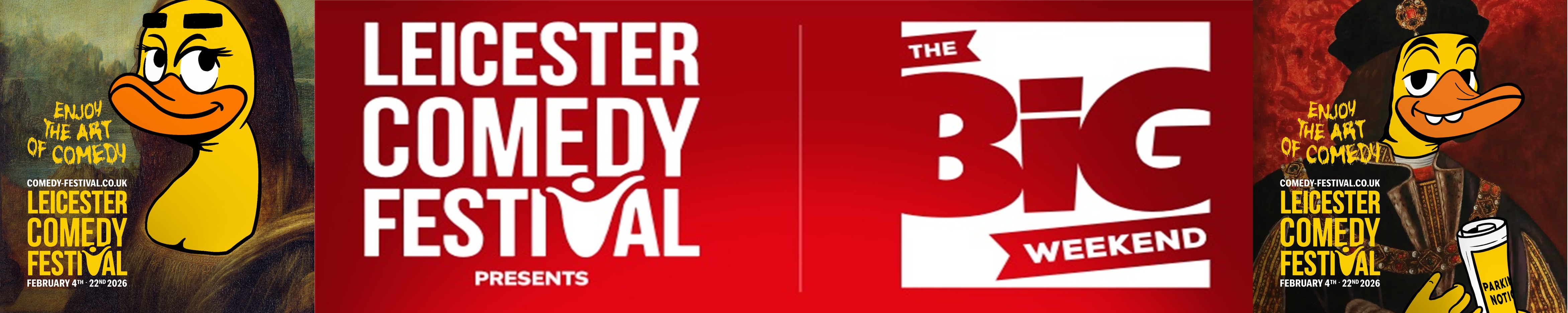Leicester Comedy Festival banner