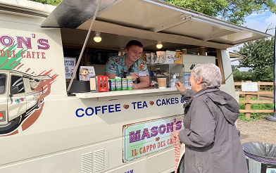 Mason coffee van